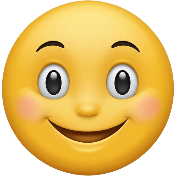 classic happy face with yellow background emoji