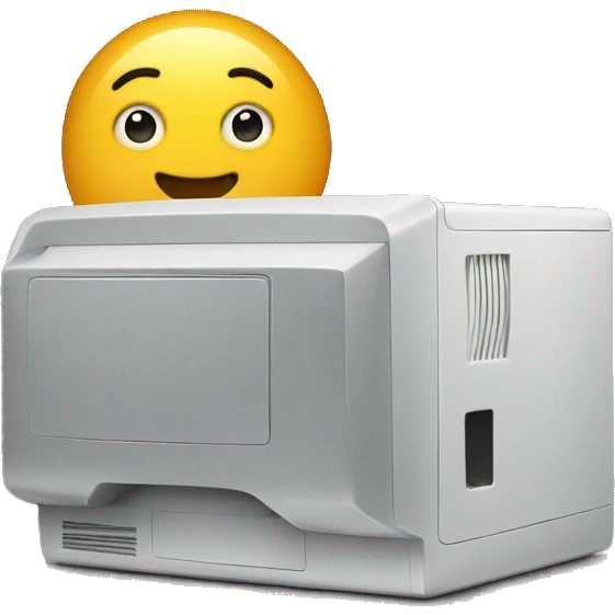 computer and mairmade emoji