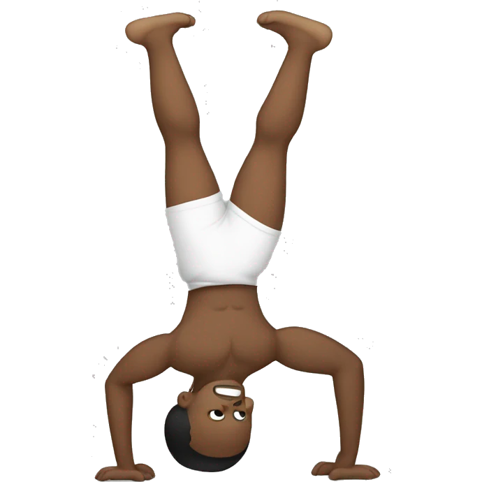 strong man handstand emoji