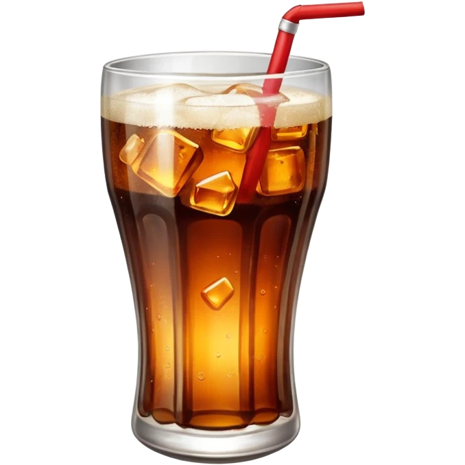 a glass of coke emoji