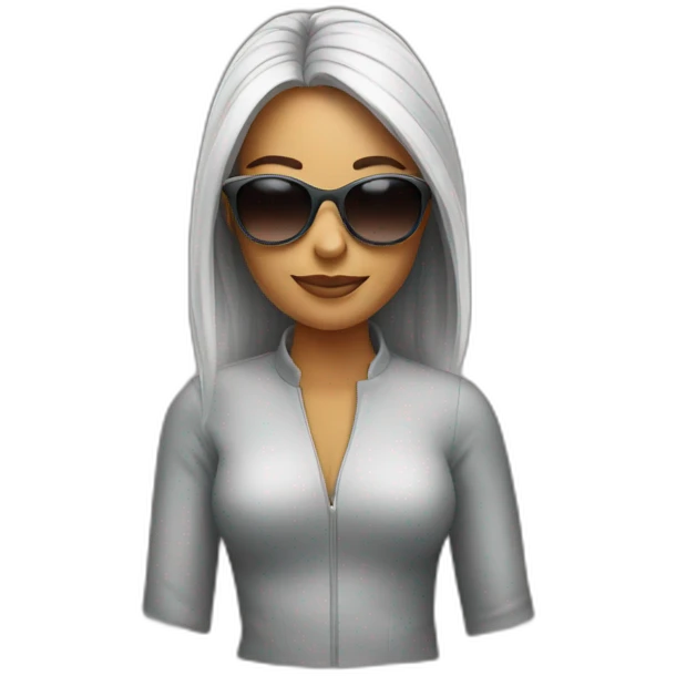 woman with sunglasses emoji
