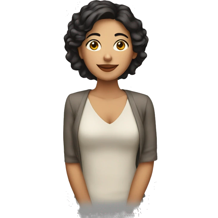Mujer Morena emoji