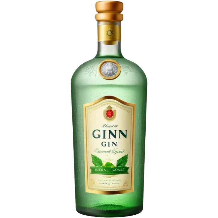 Bottle of Gin emoji
