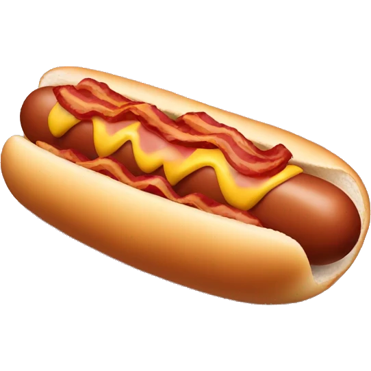 BACON WRAPPED HOT DOG emoji