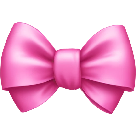 pink bow emoji