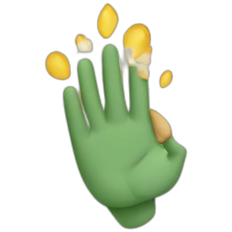 Signe de jul avec les mains emoji