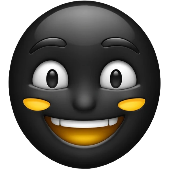 Dark smile emoji  emoji