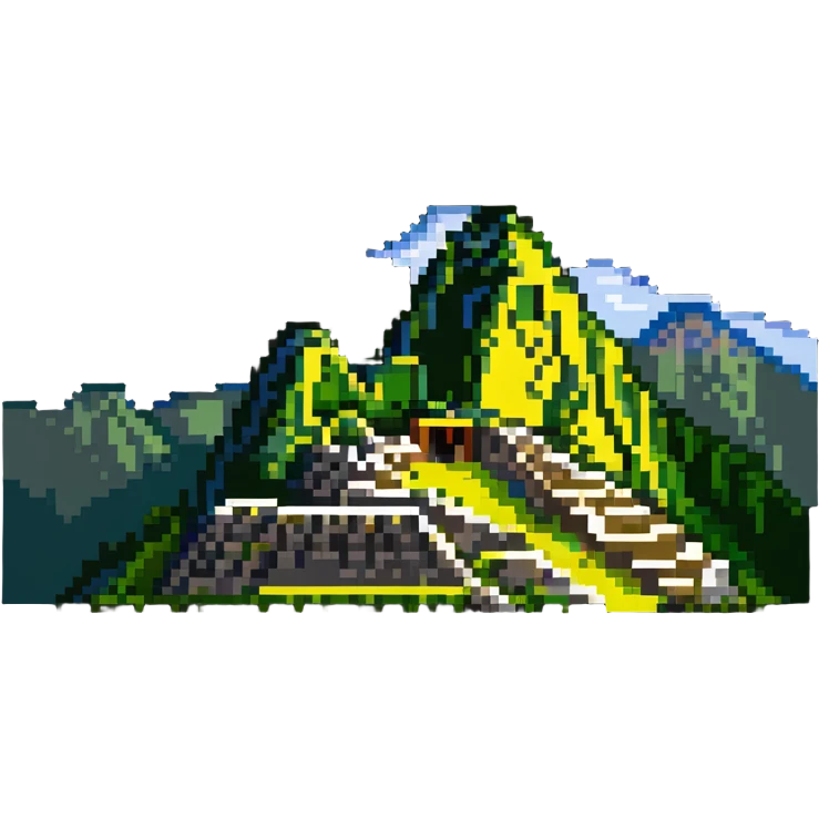 Inca temple Machu Picchu emoji