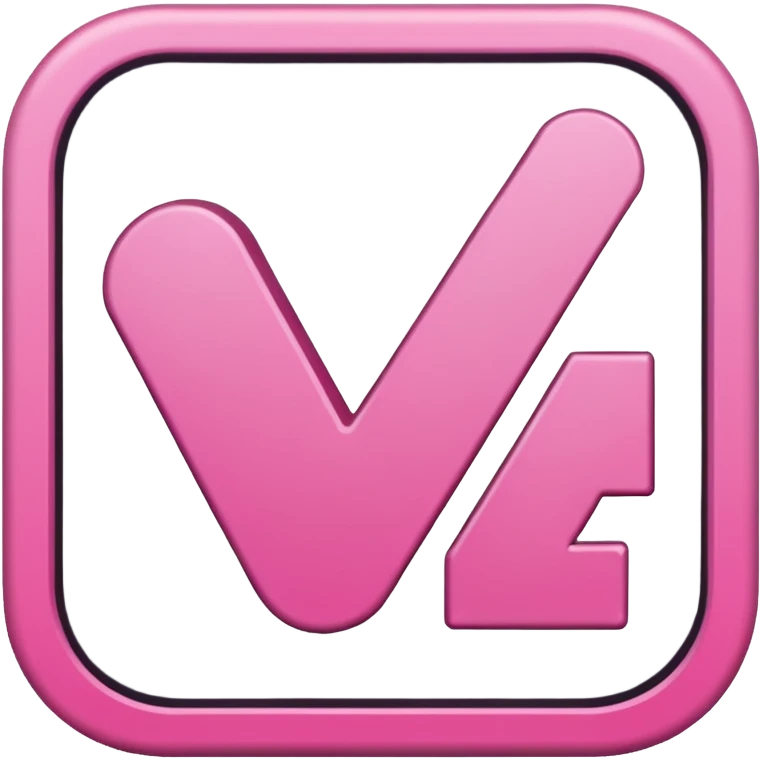 heavy check mark checkbox pink emoji