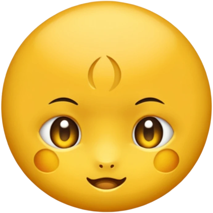 全黄色的煎蛋 emoji