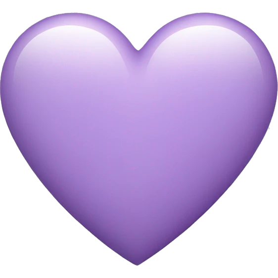 light purple heart  emoji