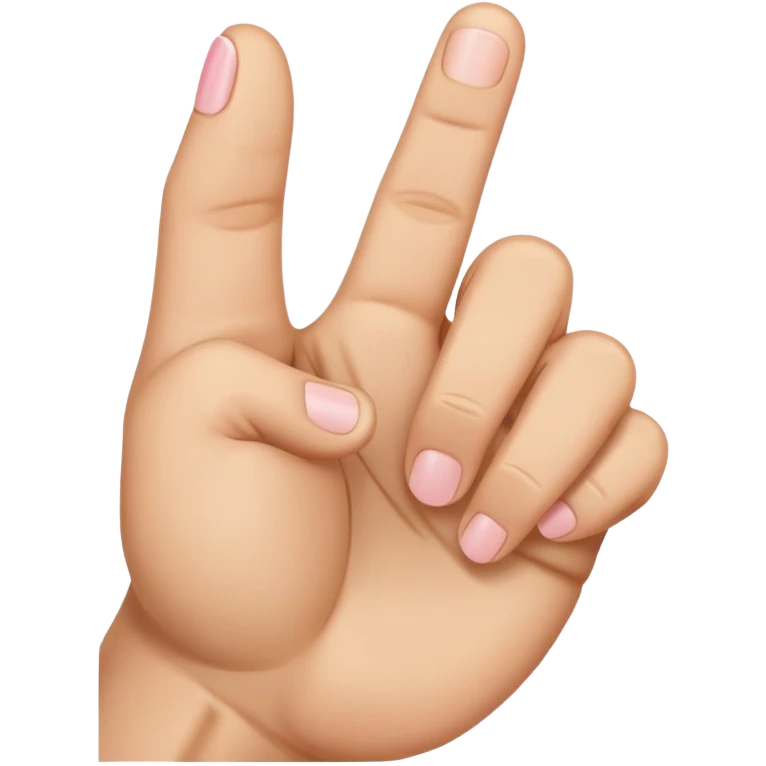a fist with only three fingers straight - THUMB, MIDDLE FINGER AND A PINKY FINGER emoji