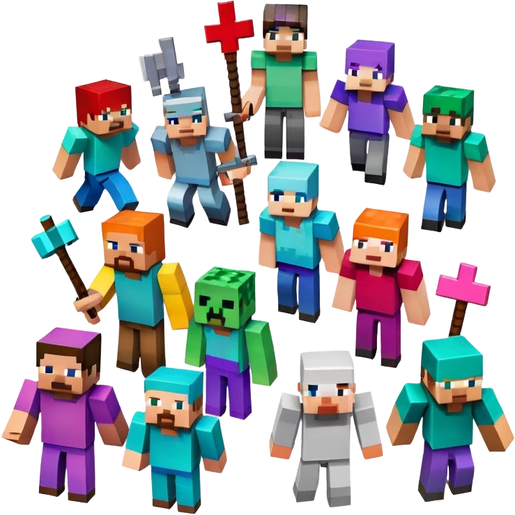 Minecraft mob emoji