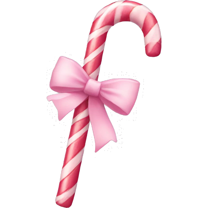 Light pink candy cane  emoji