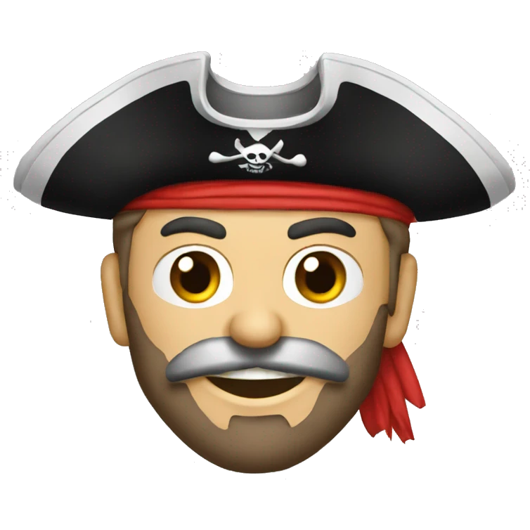 Bandera de pirata emoji