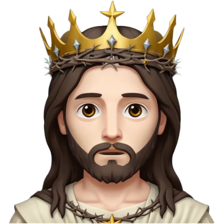 Make a satan Jesus emoji