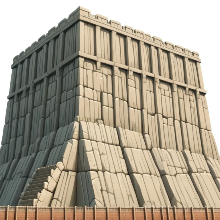 The massive defensive wall from Attack on Titan with 50-meter height emoji