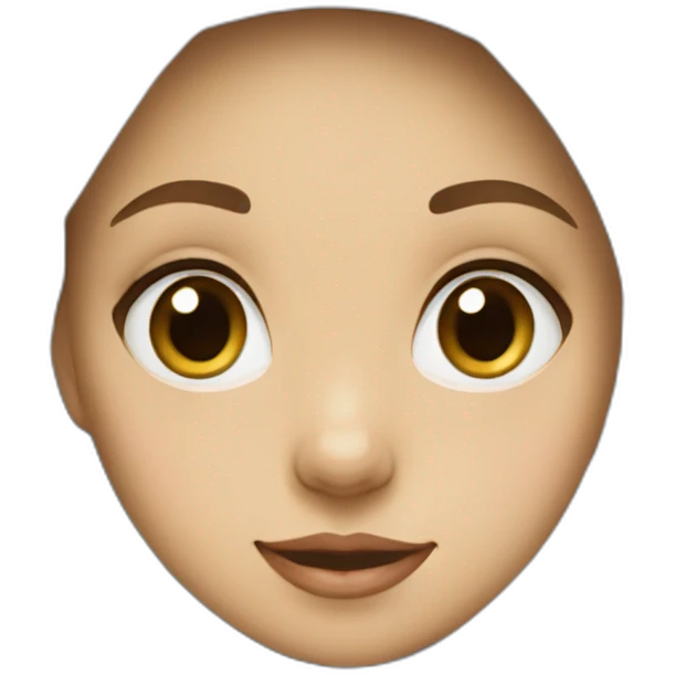 A little girl with white hijab  emoji