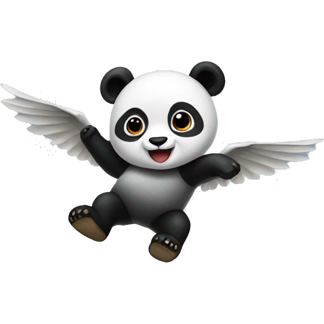 flying panda emoji