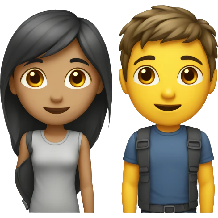 boy and girl emoji