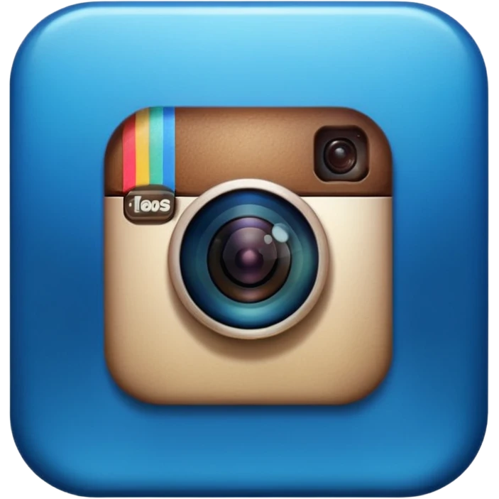 Instagram verified account badge, also known as the blue tick. emoji