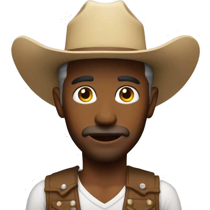 Beach cowboy emoji