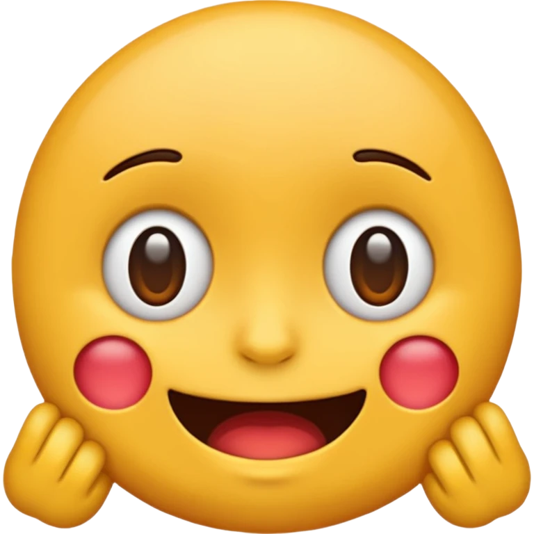 a happy little emoji but deep down its sad emoji