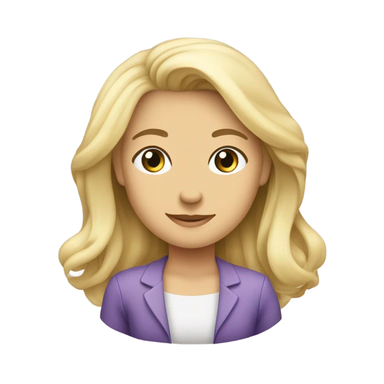белая девушка emoji
