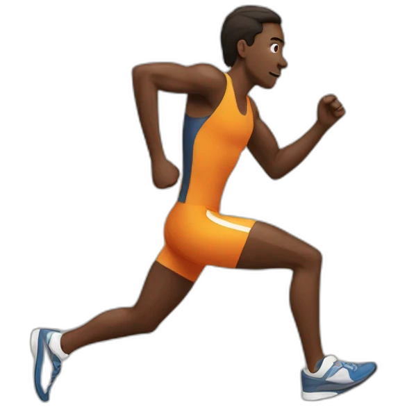 Runner fast emoji