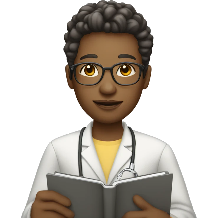 Psychotherapist holding clipboard very light skin emoji