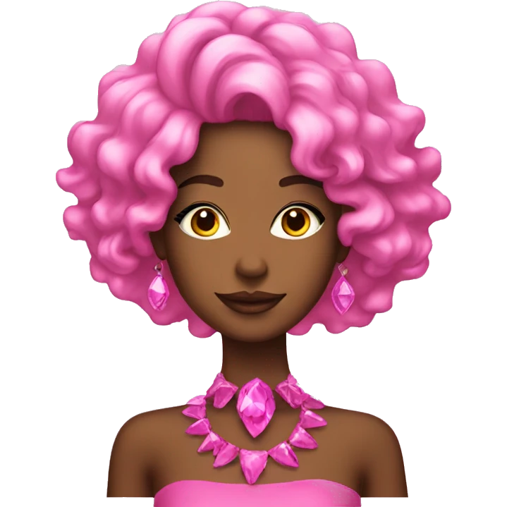 pink high vibrational diva emoji