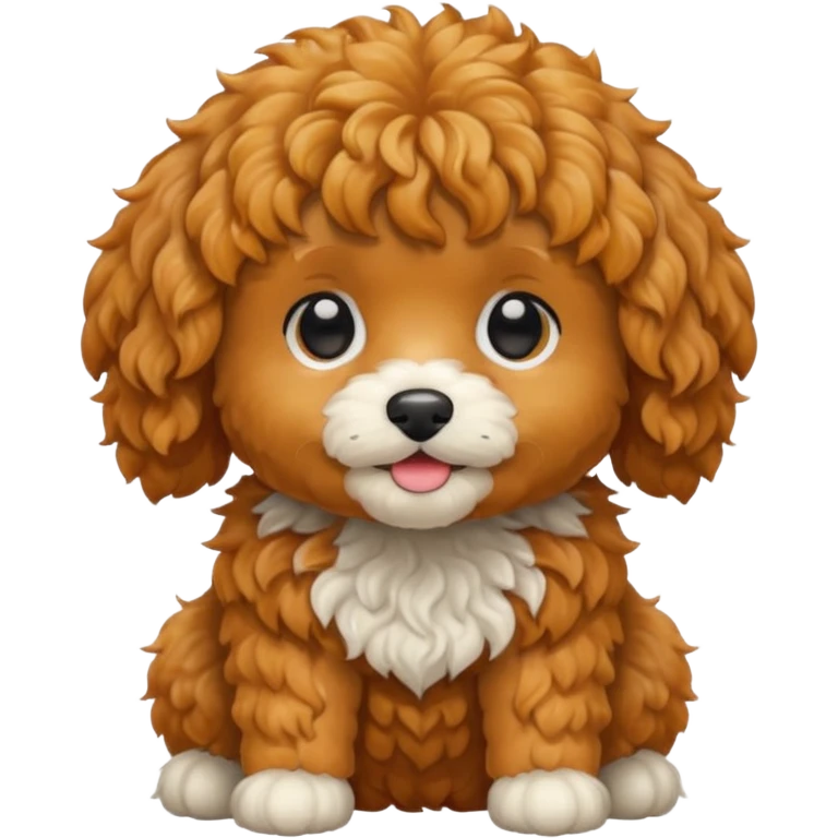 Cavapoo  apricot no white emoji