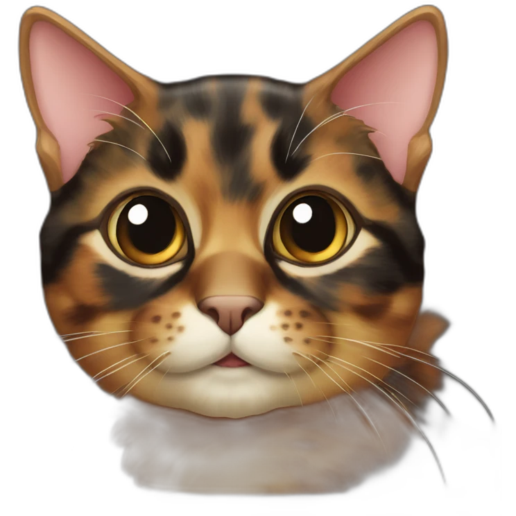 tortoiseshell cat emoji