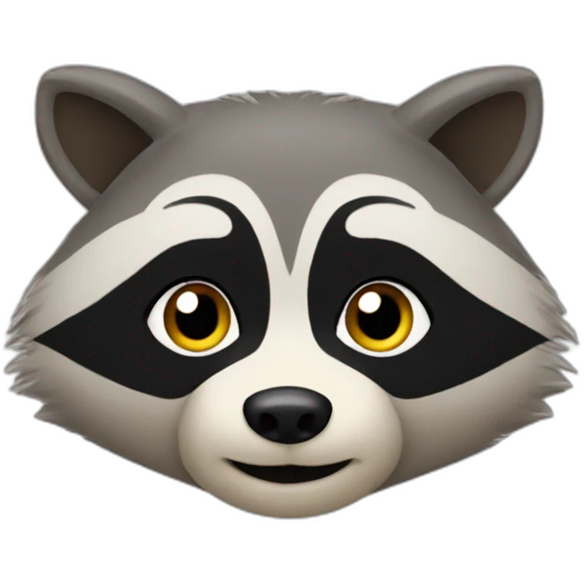 Raccoon macdonalds emoji