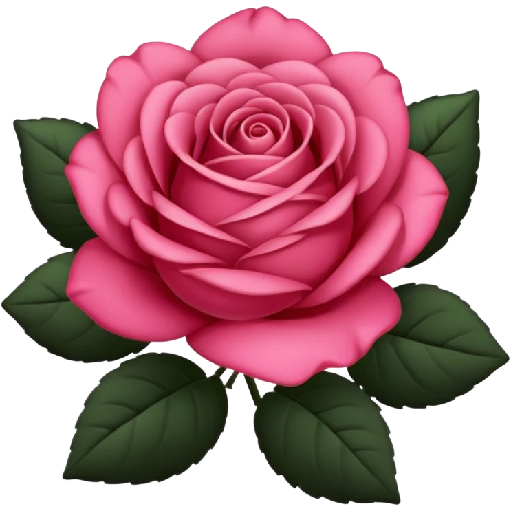 Emoji rosa negra en 2D emoji