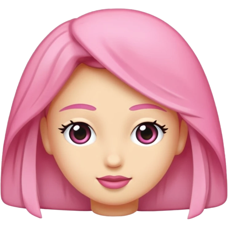 Beyaz kalp ve pembe kurdele emoji