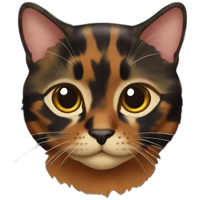 tortoiseshell cat emoji