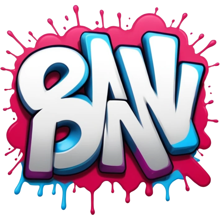 Graffiti the word ban emoji