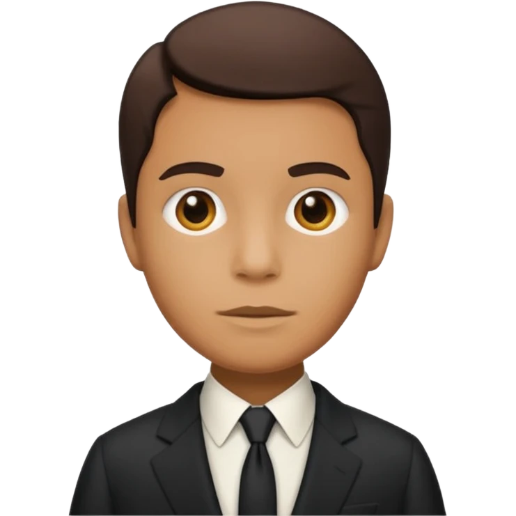 Человек в костюме с надписью Oscar emoji
