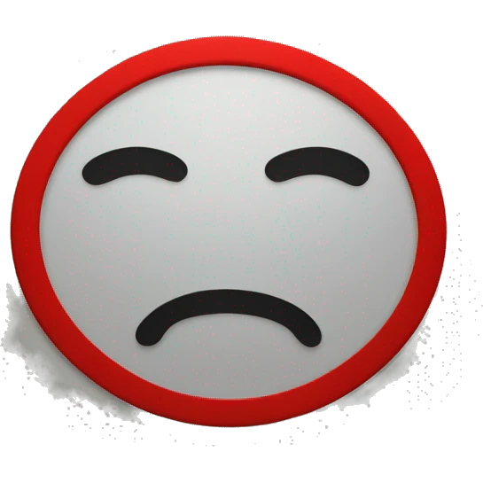 A wavy black and red rectangle with a medium sized yellow circle in the middle emoji