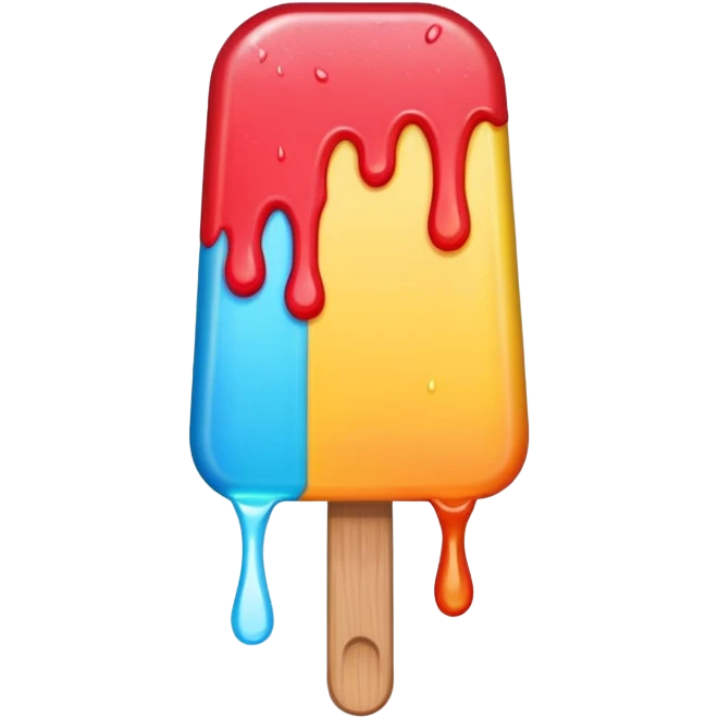 melting popsicle emoji emoji