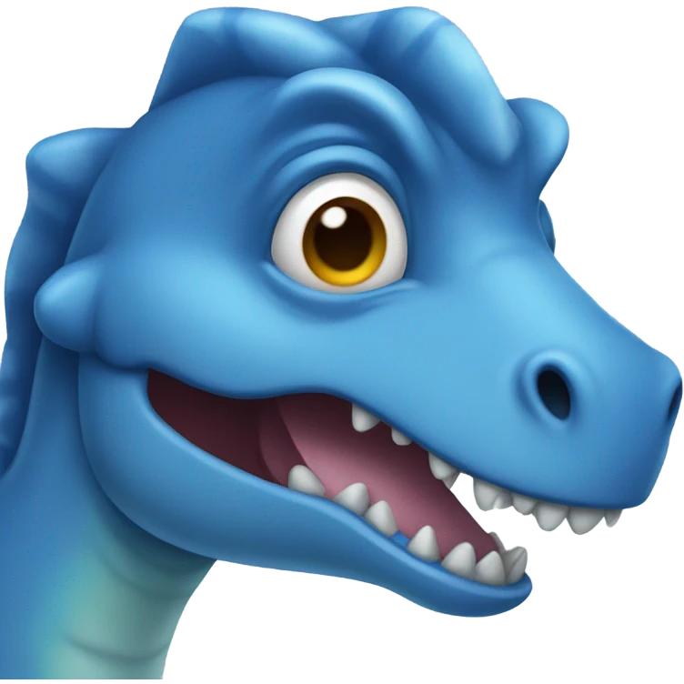 blue dinosaur  emoji