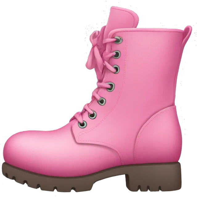 Pink boots emoji