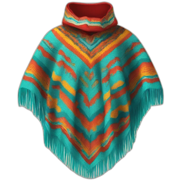 Peruvian poncho emoji