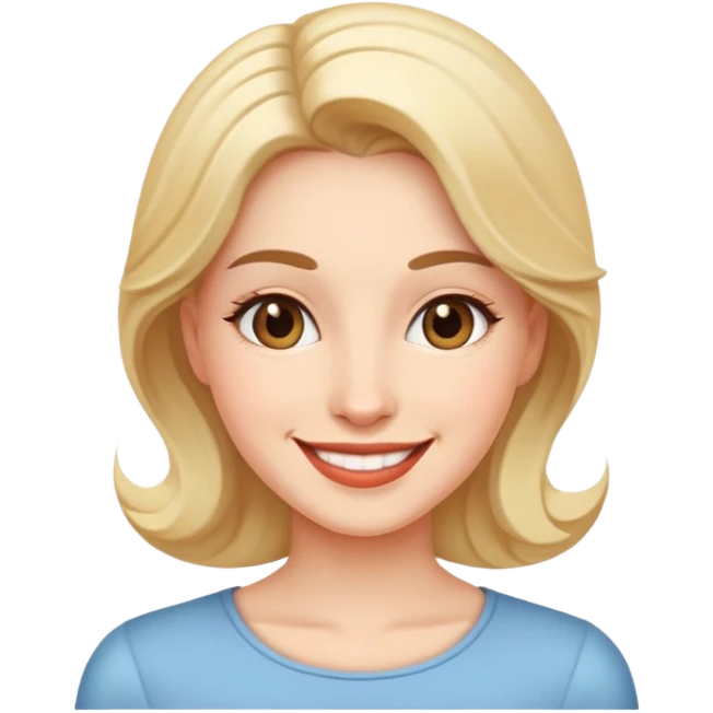 Haz una mujer coqueta emoji