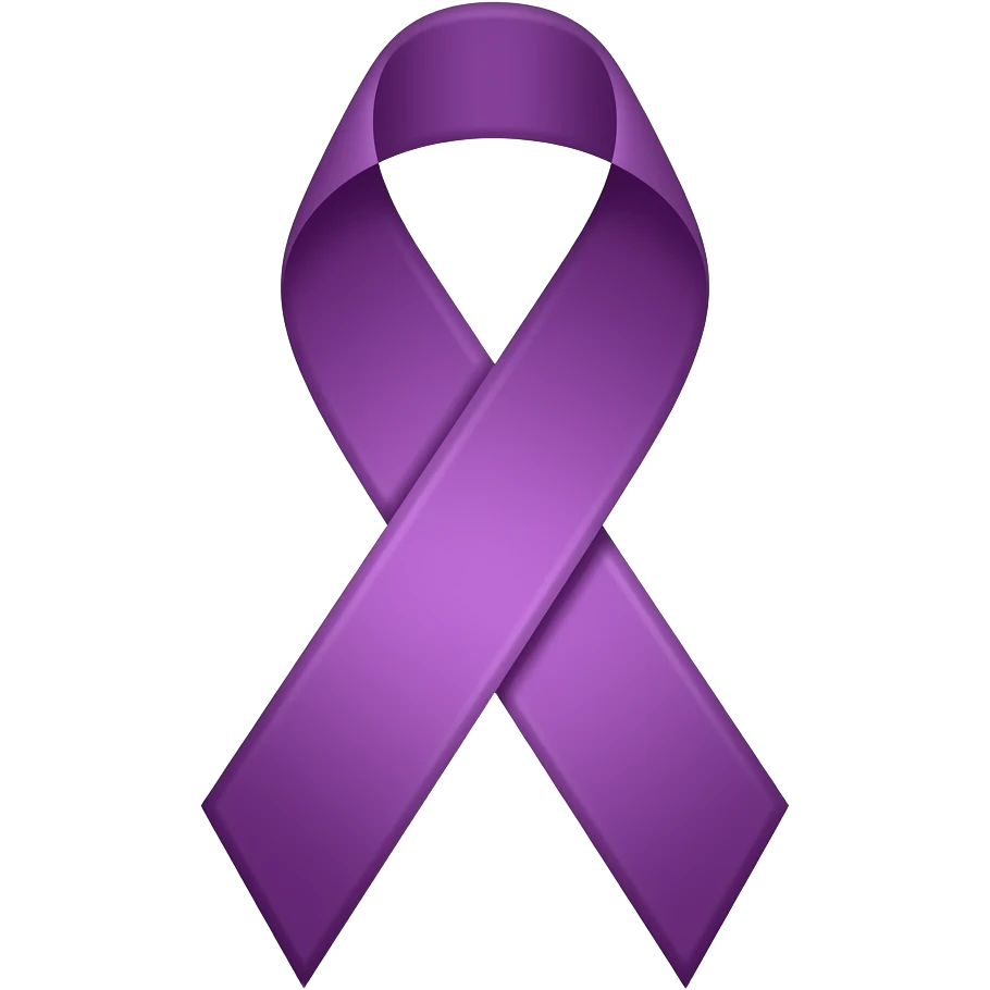Chiari 1 malformation purple ribbon emoji