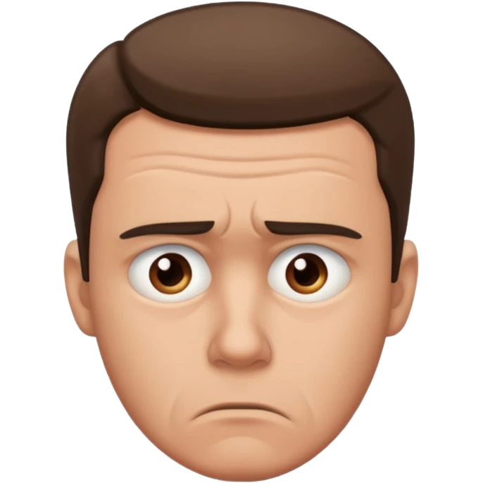 worried man emoji
