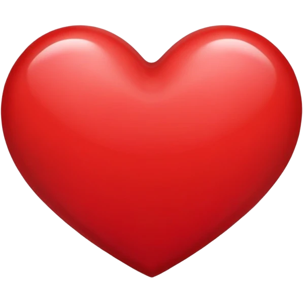 red heart emoji