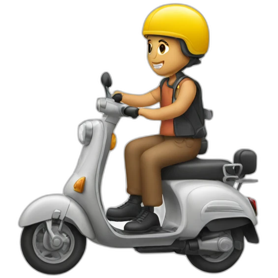 Scootering emoji