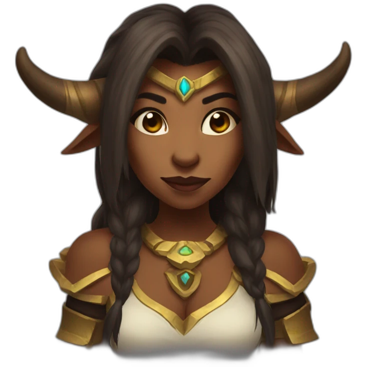 warcraft tauren female hilarious emoji
